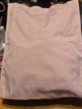 Burberry Pink Canvas Tote Bag Large Shopper Travel Beach Lightweight Designer